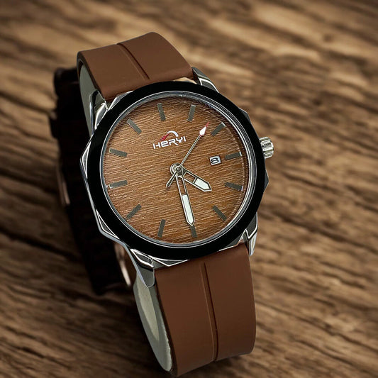 HERYI- Brown Dial With Brown Magnetic Strap