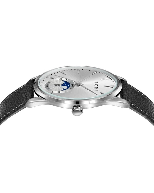 TOMI T-24 Business Luxury Men's Watch With Comfortable Leather Strap With Magnetic Lock