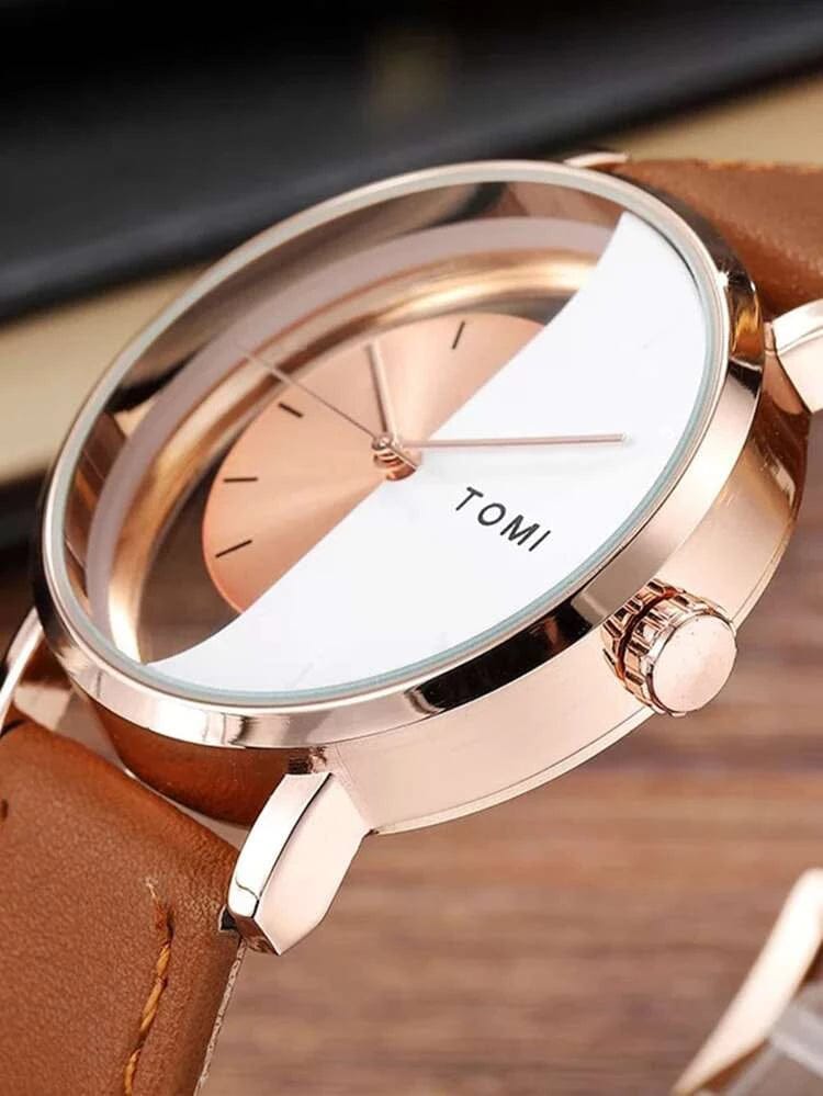 TOMI- T80 Unique Stylish Watch With Transparent Look Limited Edition Watch