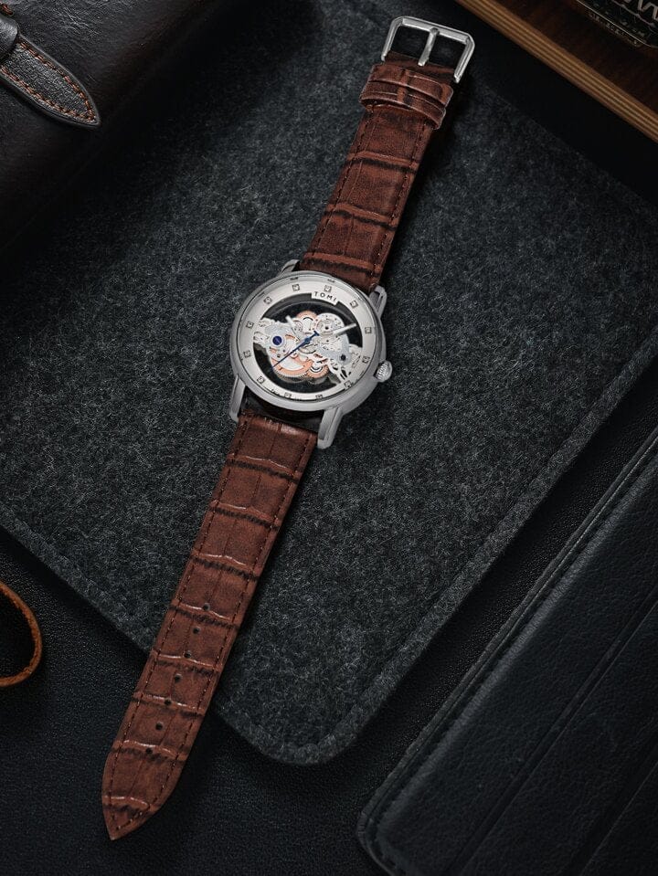 TOMI-Face Gear Dual Strap Luxury Watch