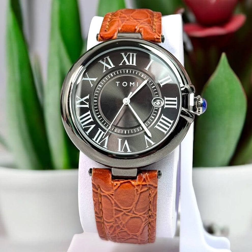 TOMI T-75 Luxury Circle Wrist Watch